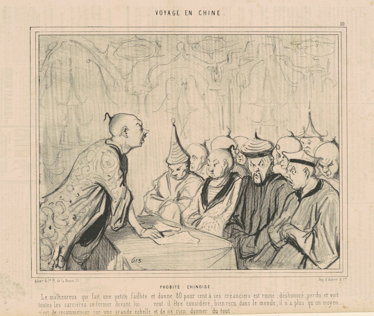 Kiinalainen rehellisyys tekijältä Honoré Daumier