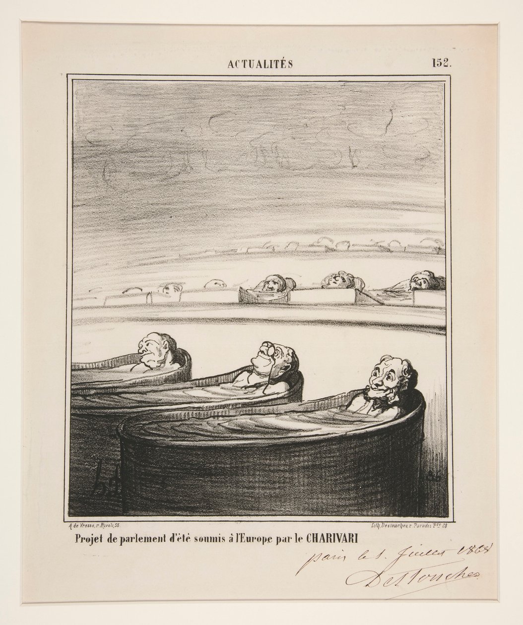 eduskuntaprojekti tekijältä Honoré Daumier