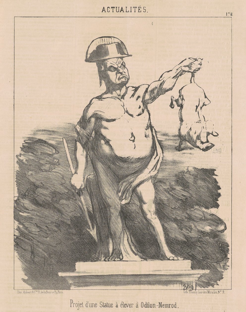 Patsasprojekti ... Odilon-Nemrodissa tekijältä Honoré Daumier