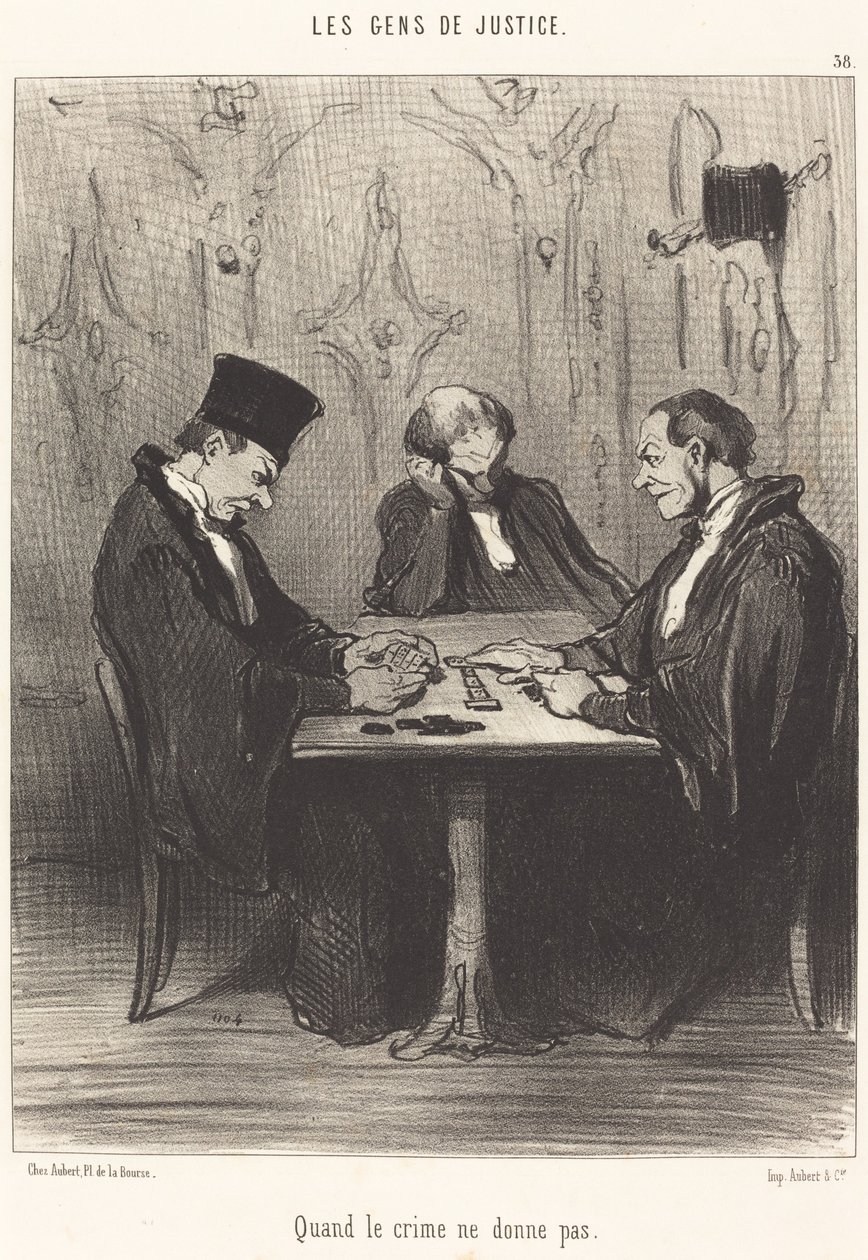 Kun rikos ei anna tekijältä Honoré Daumier
