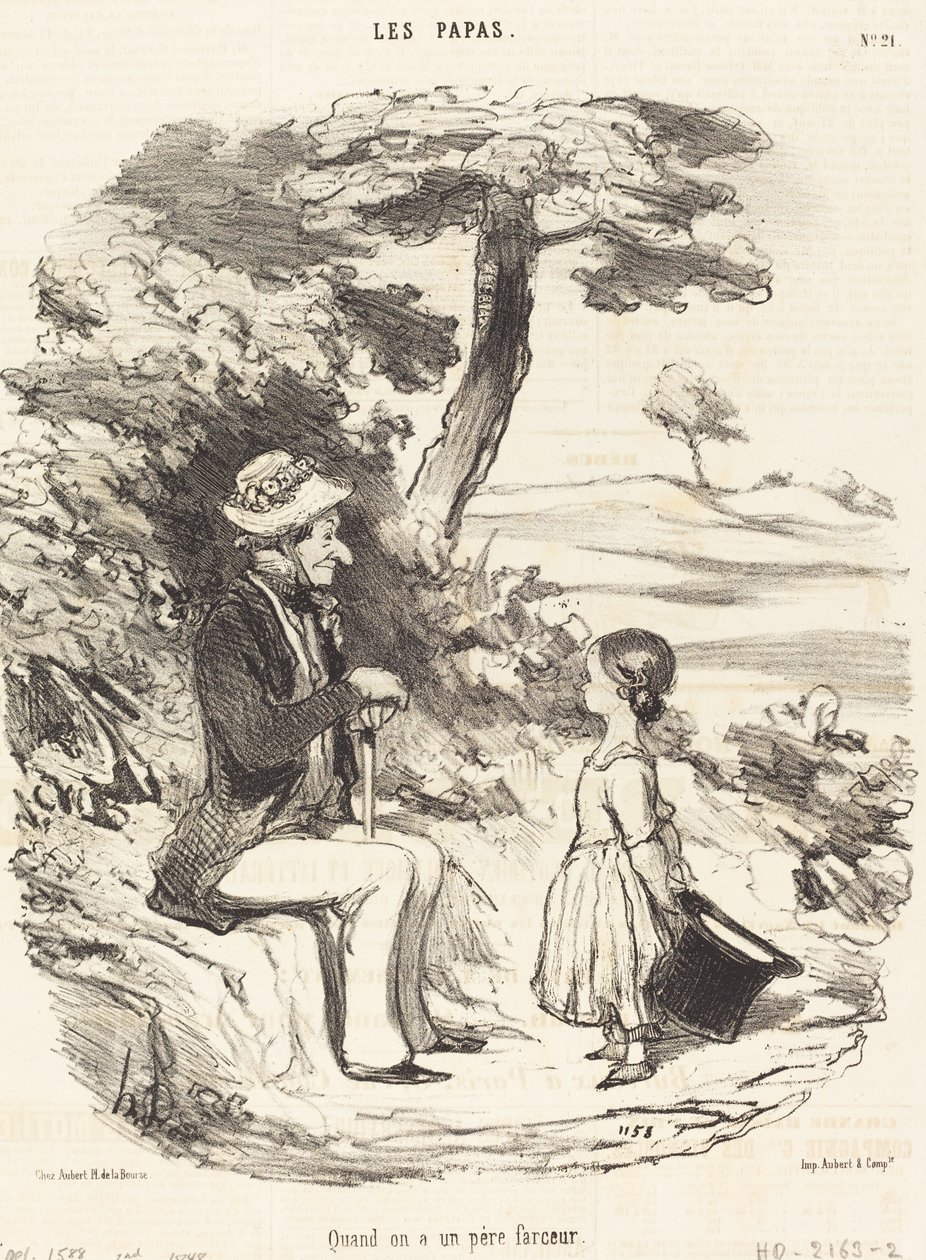 Kun sinulla on pilailija-isä tekijältä Honoré Daumier