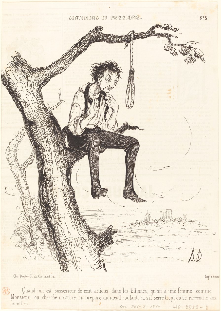 Kun omistat sata osaketta... tekijältä Honoré Daumier