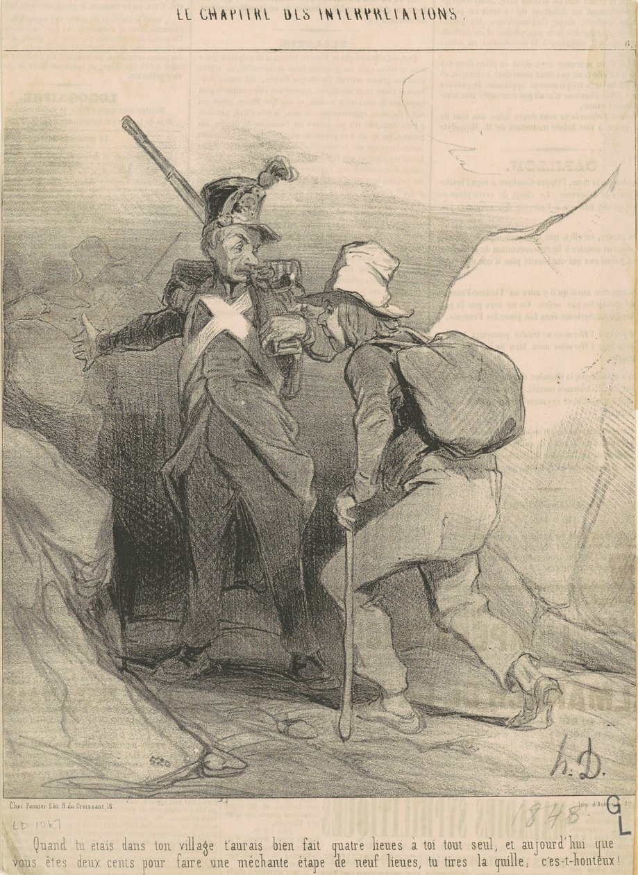 Kun olisit kylässäsi, sinulla olisi... tekijältä Honoré Daumier