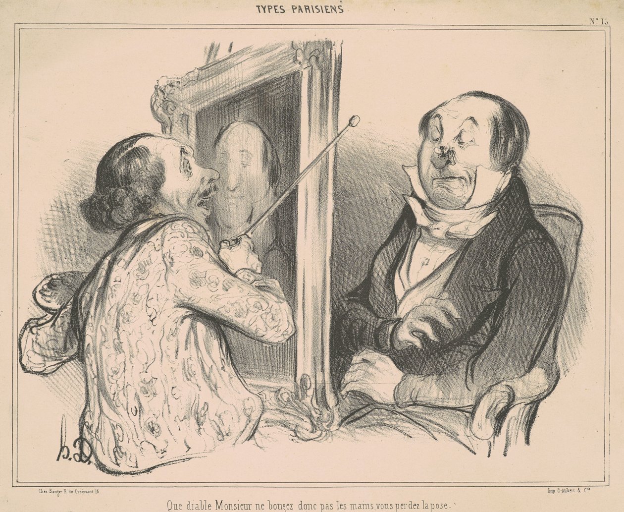 Mitä helvettiä, herrat eivät liiku... tekijältä Honoré Daumier