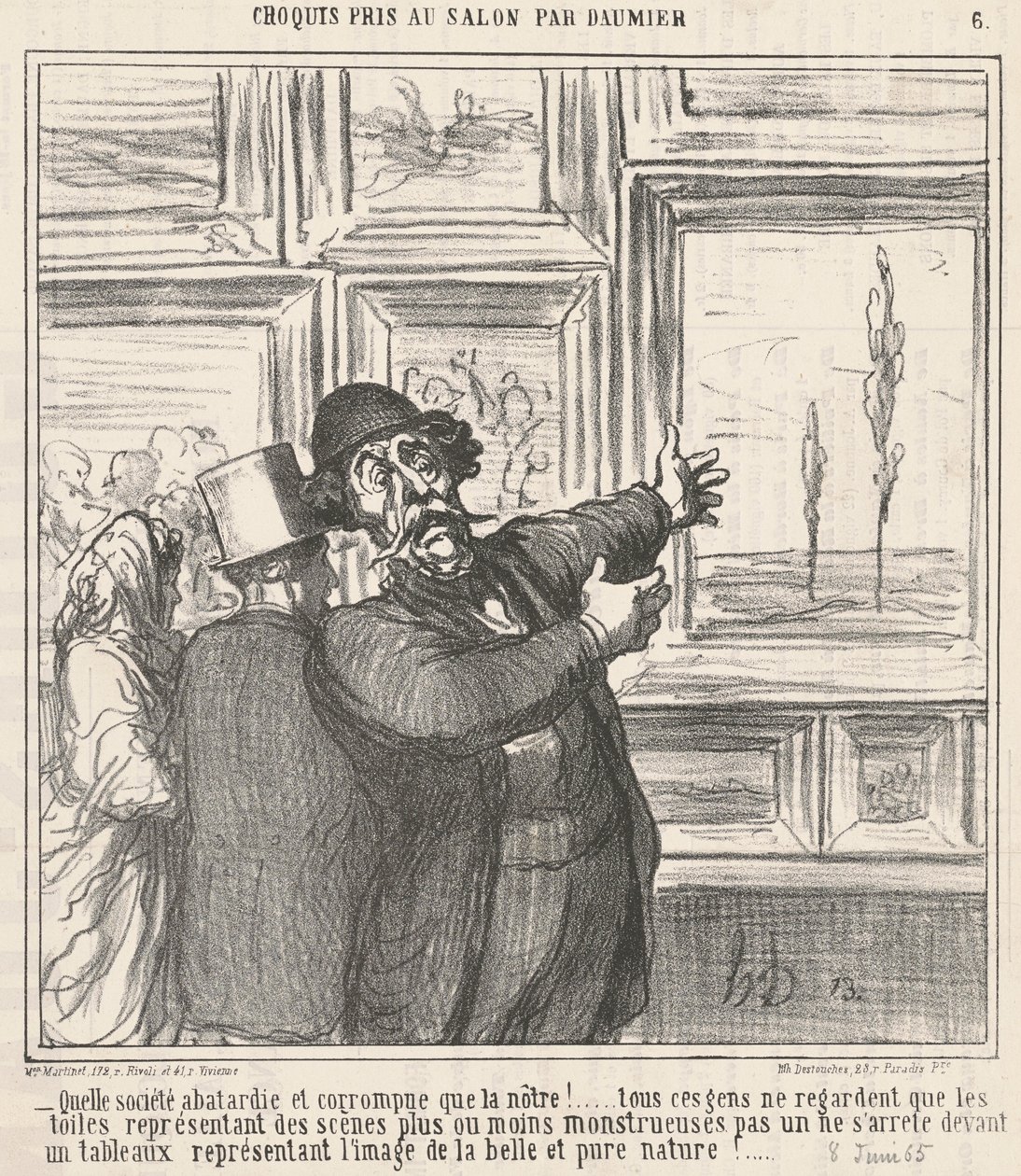 Mikä paskiainen ja korruptoitunut yhteiskunta... tekijältä Honoré Daumier