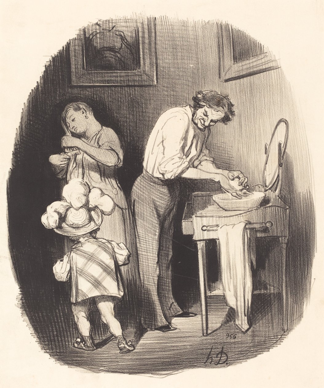Kuinka mukava hän onkaan, Dodore... tekijältä Honoré Daumier