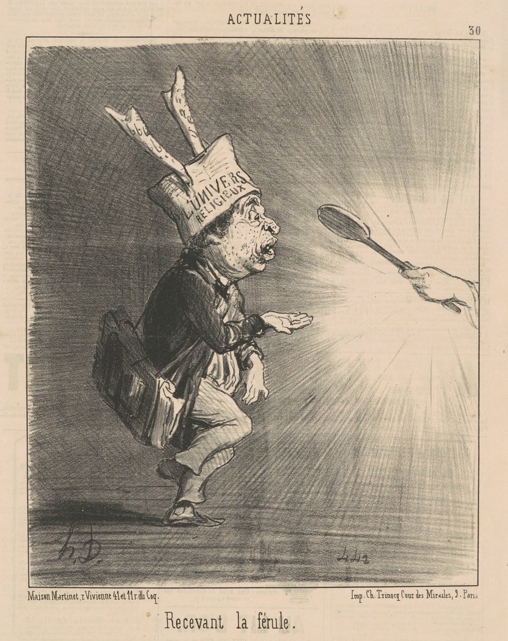 Holkin vastaanottaminen tekijältä Honoré Daumier