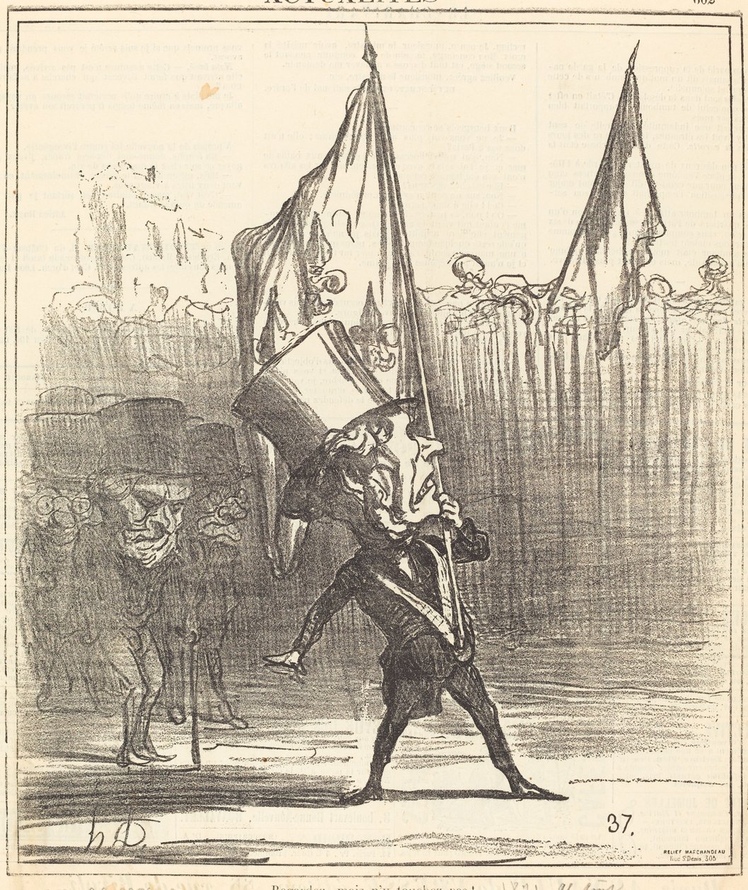 Katso, mutta älä koske siihen! tekijältä Honoré Daumier