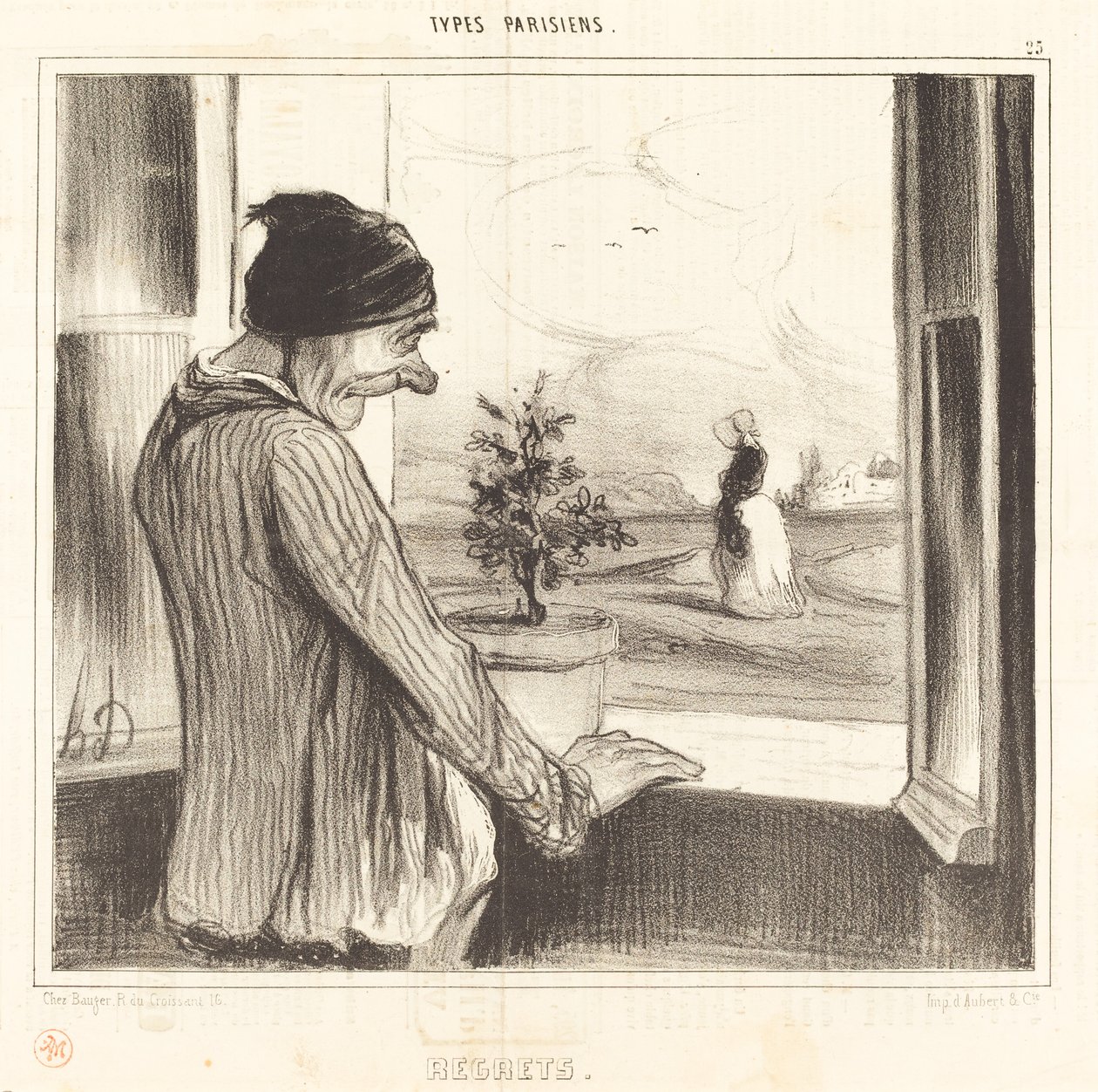 pahoittelee tekijältä Honoré Daumier