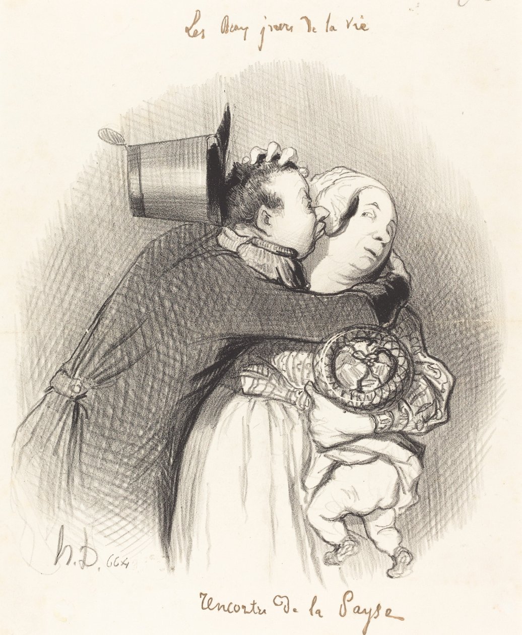 Maan tapaaminen tekijältä Honoré Daumier