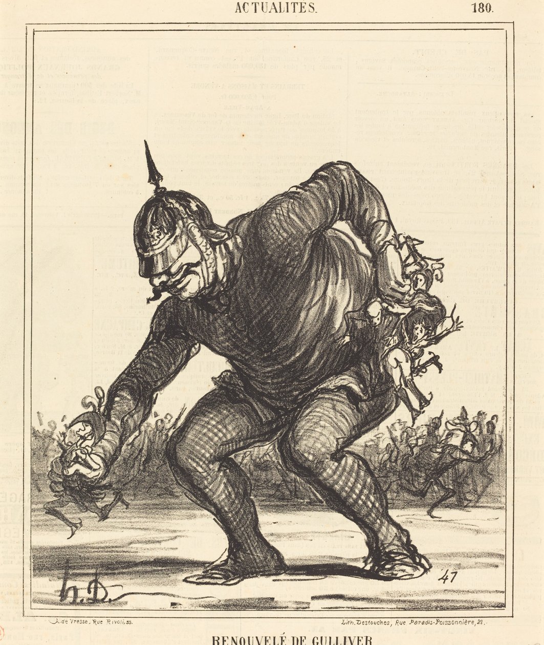 Uusittu Gulliverin toimesta tekijältä Honoré Daumier