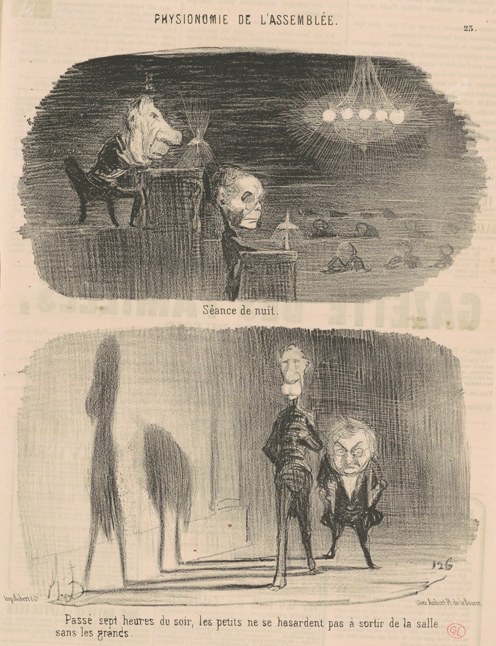 Yöistunto tekijältä Honoré Daumier