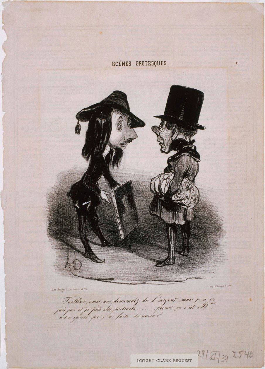 Groteskeja kohtauksia - Tailor...Take this tekijältä Honoré Daumier