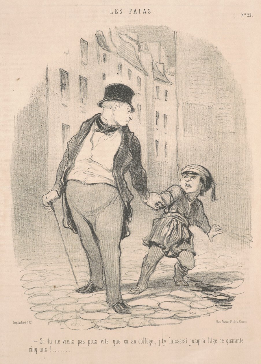 Jos et tule sen enempää yliopistoon... tekijältä Honoré Daumier