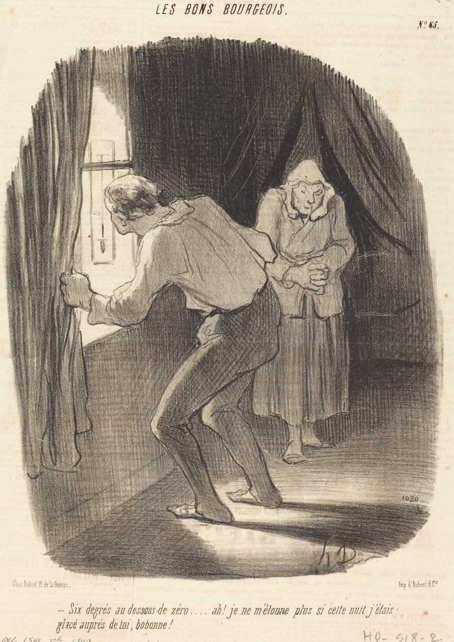 Kuusi astetta pakkasta... tekijältä Honoré Daumier