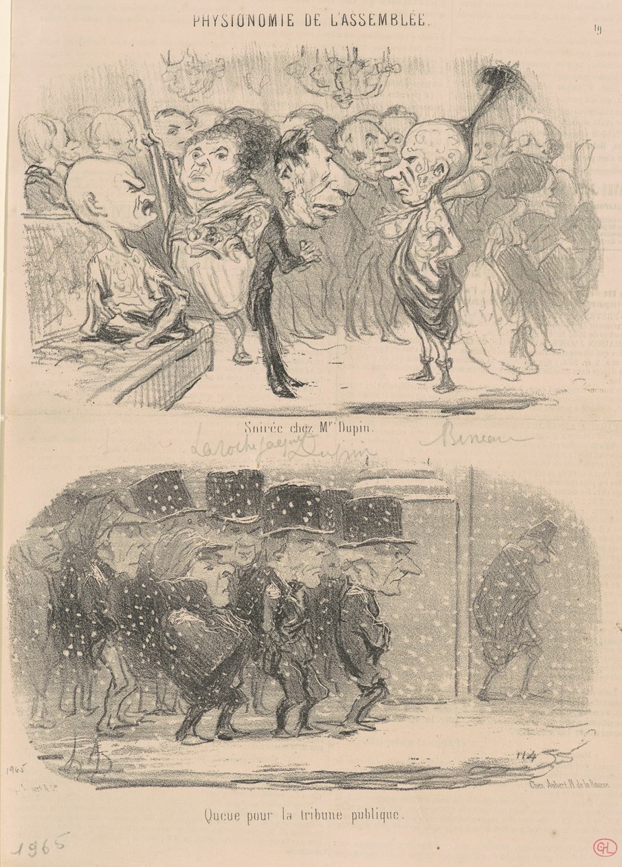 Ilta herra Dupinissa tekijältä Honoré Daumier