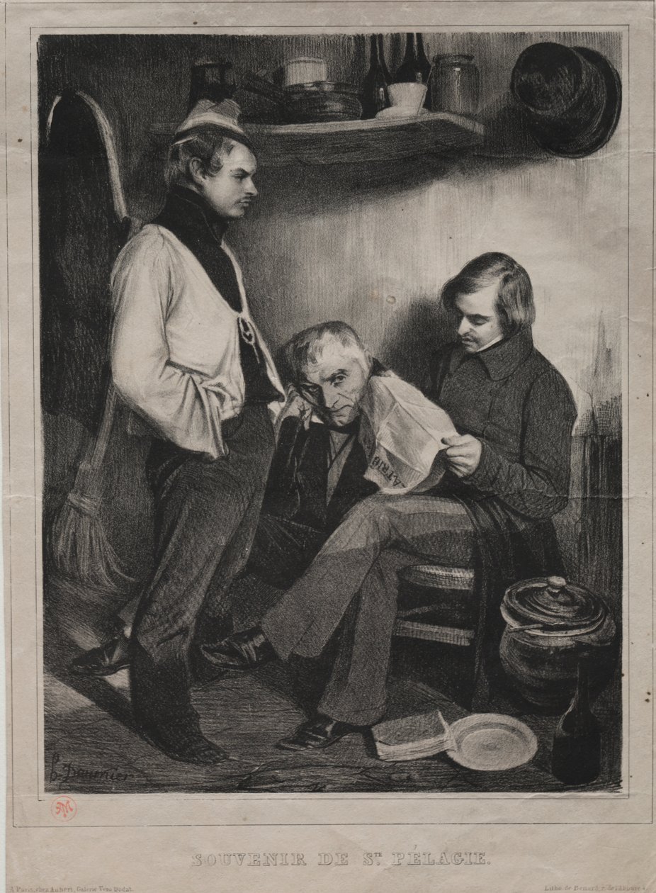 Muisto vankilasta ot Ste. Pelagie tekijältä Honoré Daumier