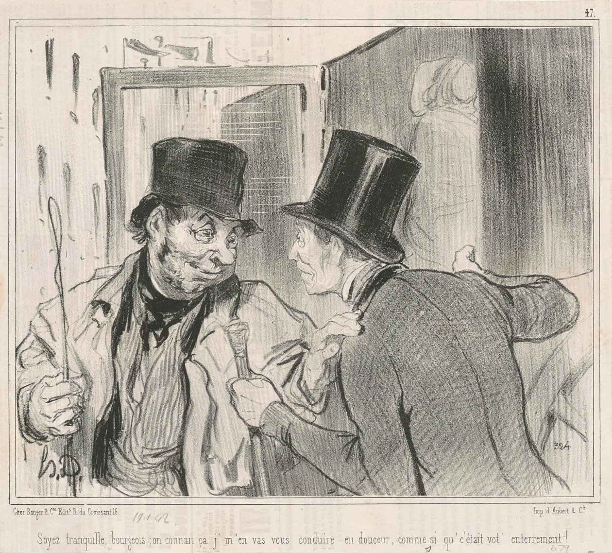Lepää rauhassa porvari, me tiedämme tekijältä Honoré Daumier