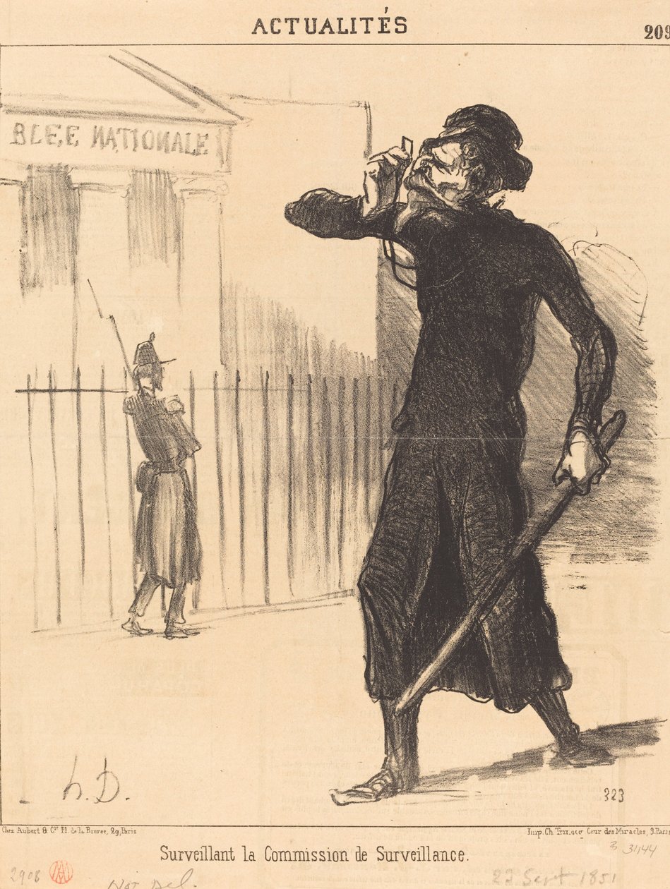 Hallintoneuvoston valvoja tekijältä Honoré Daumier