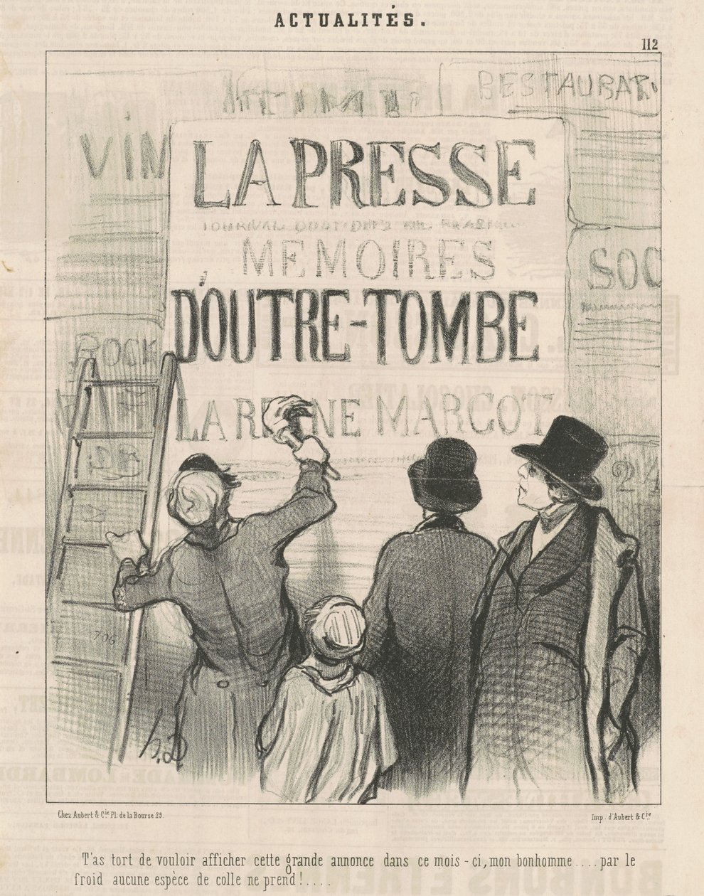 Olet väärässä, kun haluat lähettää tämän... mainoksen... tekijältä Honoré Daumier