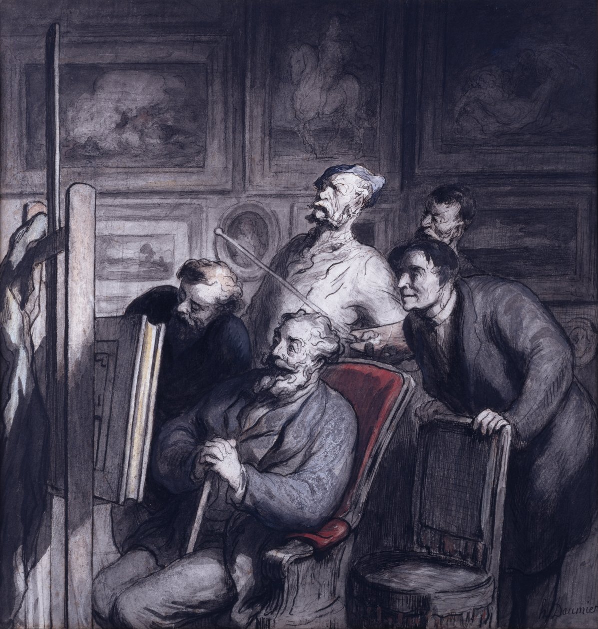 Amatöörit tekijältä Honoré Daumier