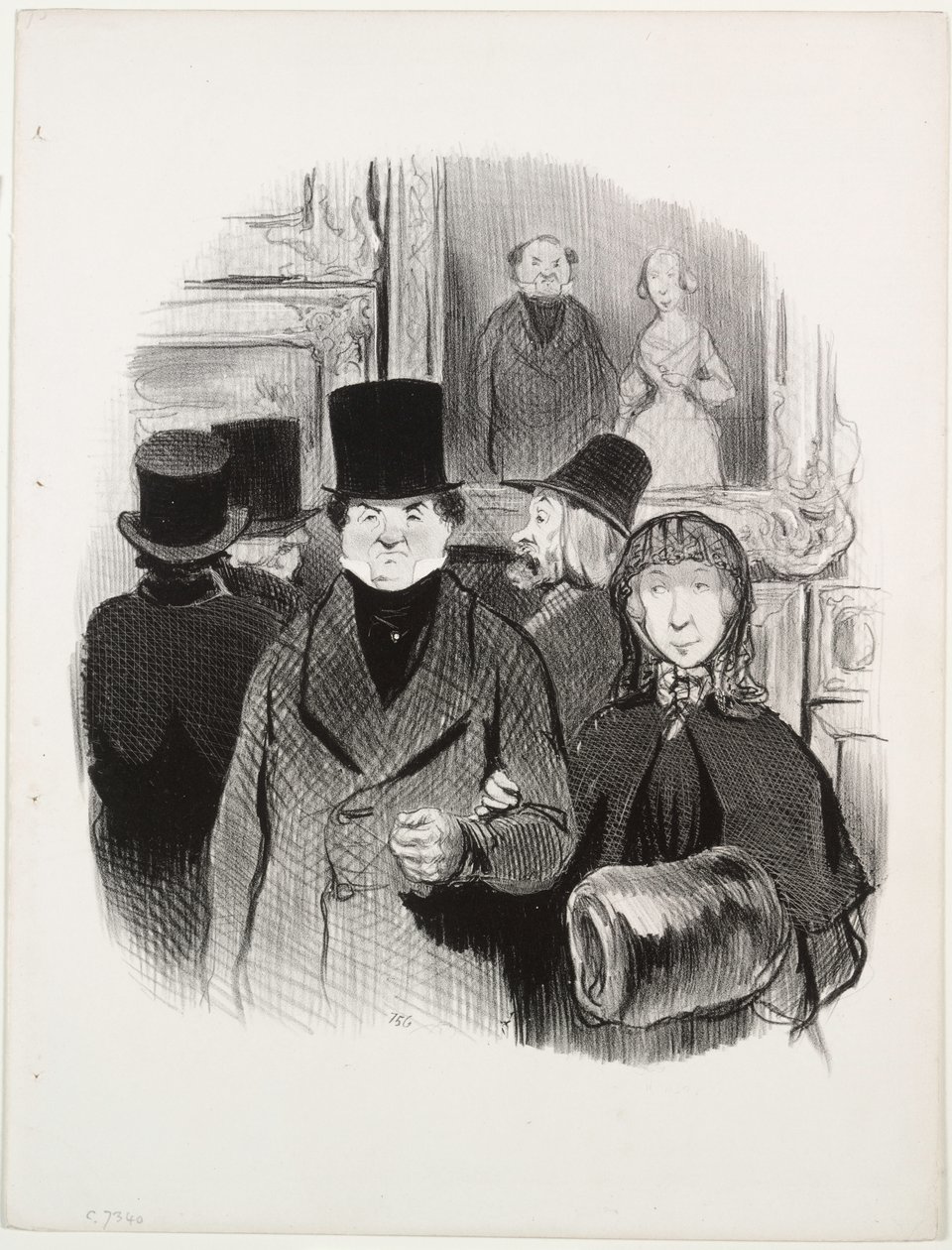 Elämän kauniit päivät, levy 59: Kun muotokuva on Salonissa tekijältä Honoré Daumier