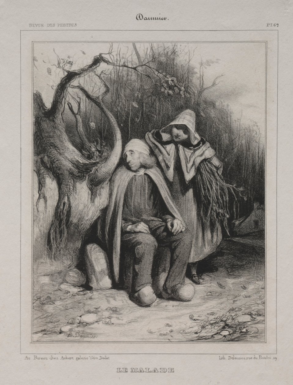 Invalidit, 1835. tekijältä Honoré Daumier