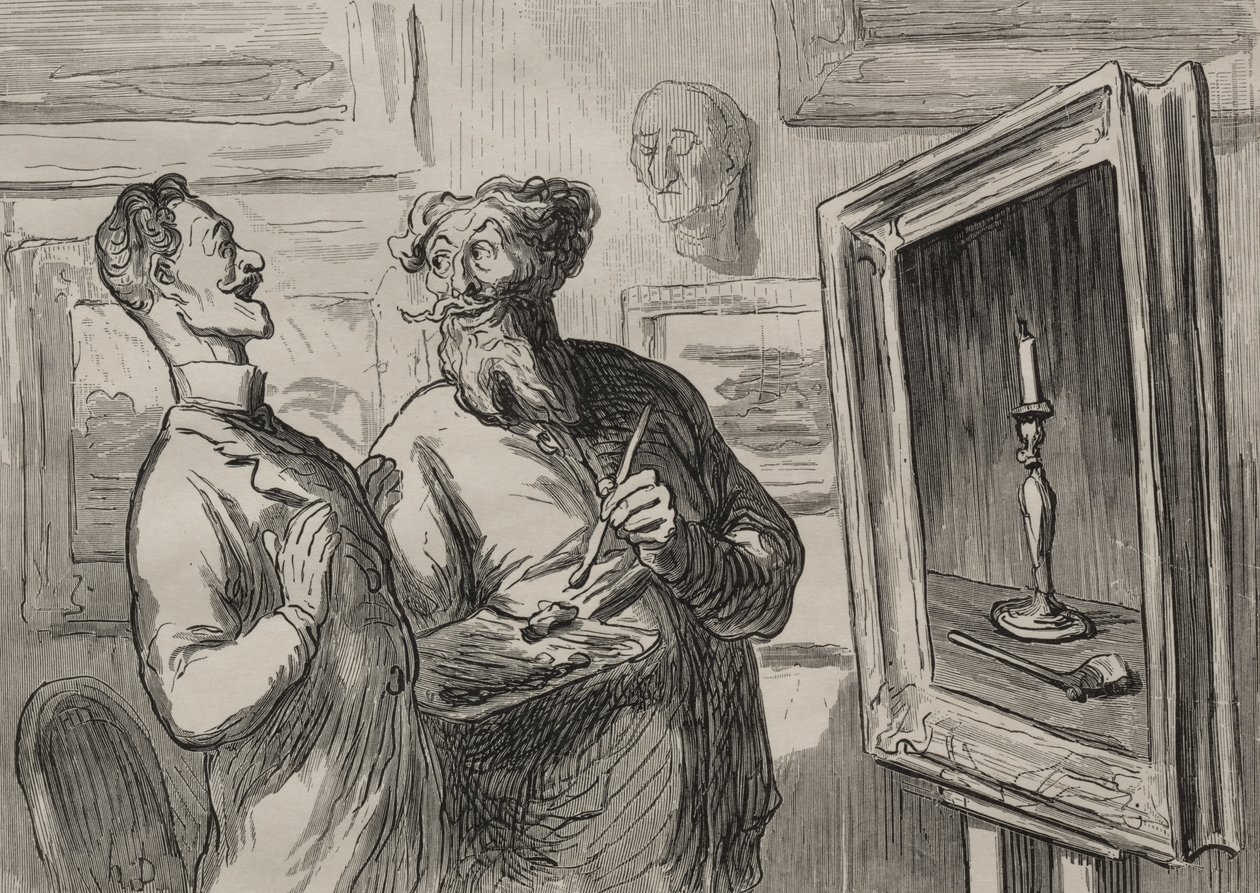 Maalarit: Realisti löytää aina toisen realistin ihailemaan häntä tekijältä Honoré Daumier