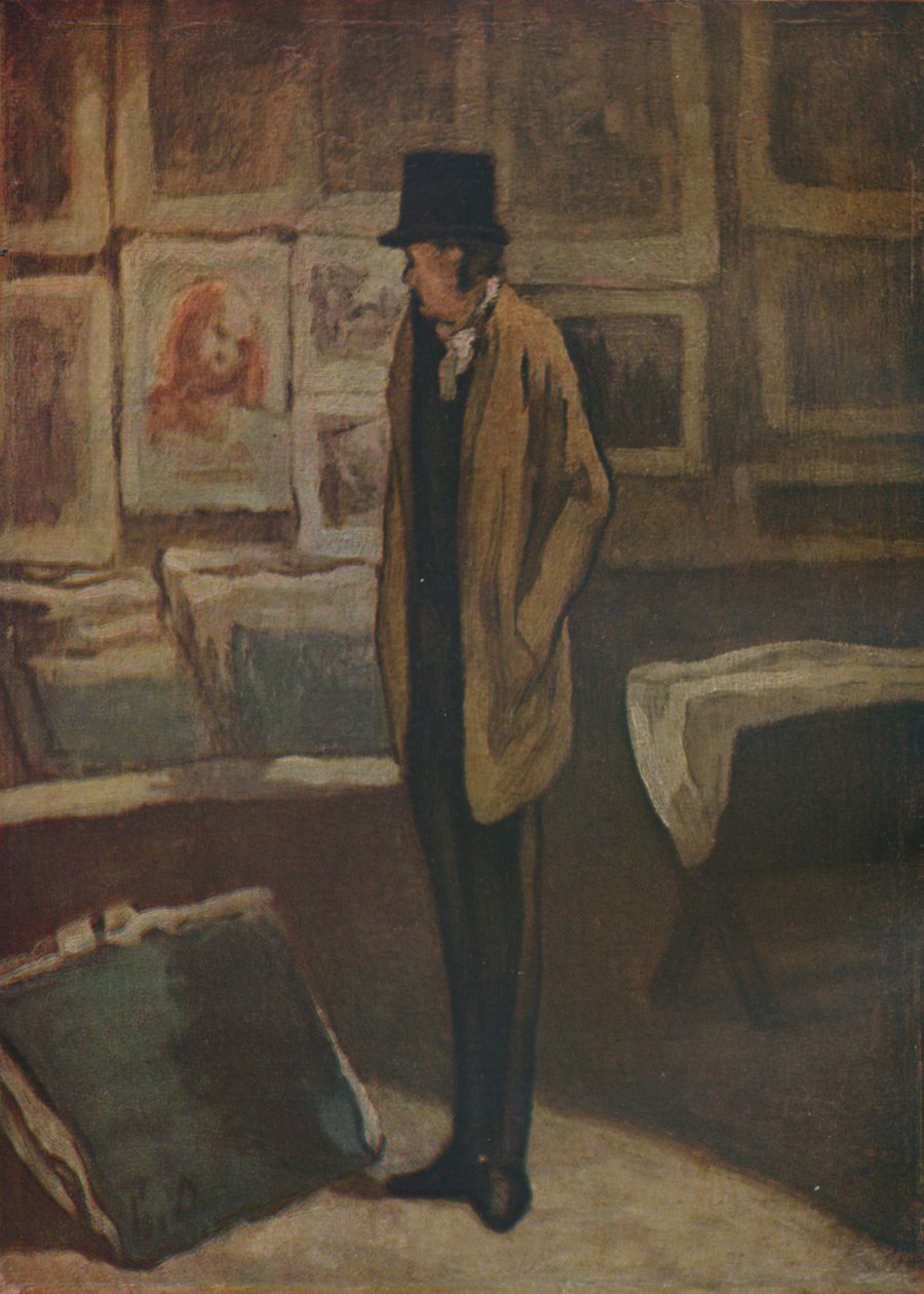 Printin rakastaja, 1857-1860, 1937. tekijältä Honoré Daumier