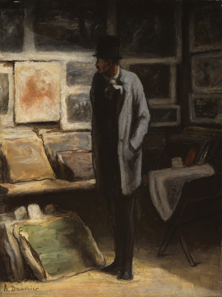 Print Collector, c. 185763. tekijältä Honoré Daumier