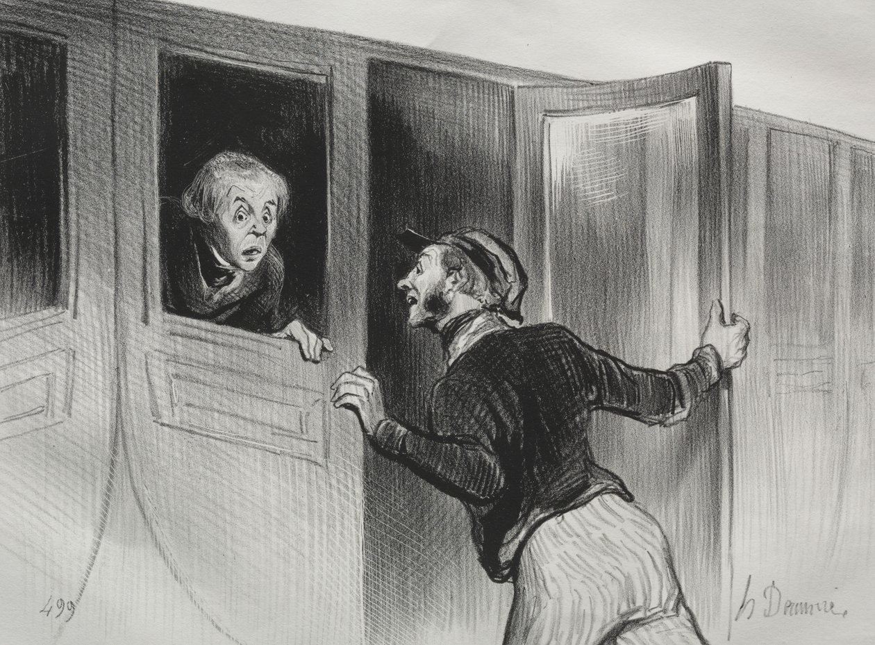 The Railroads, levy 11: Nukkumisen vaara matkalla tekijältä Honoré Daumier