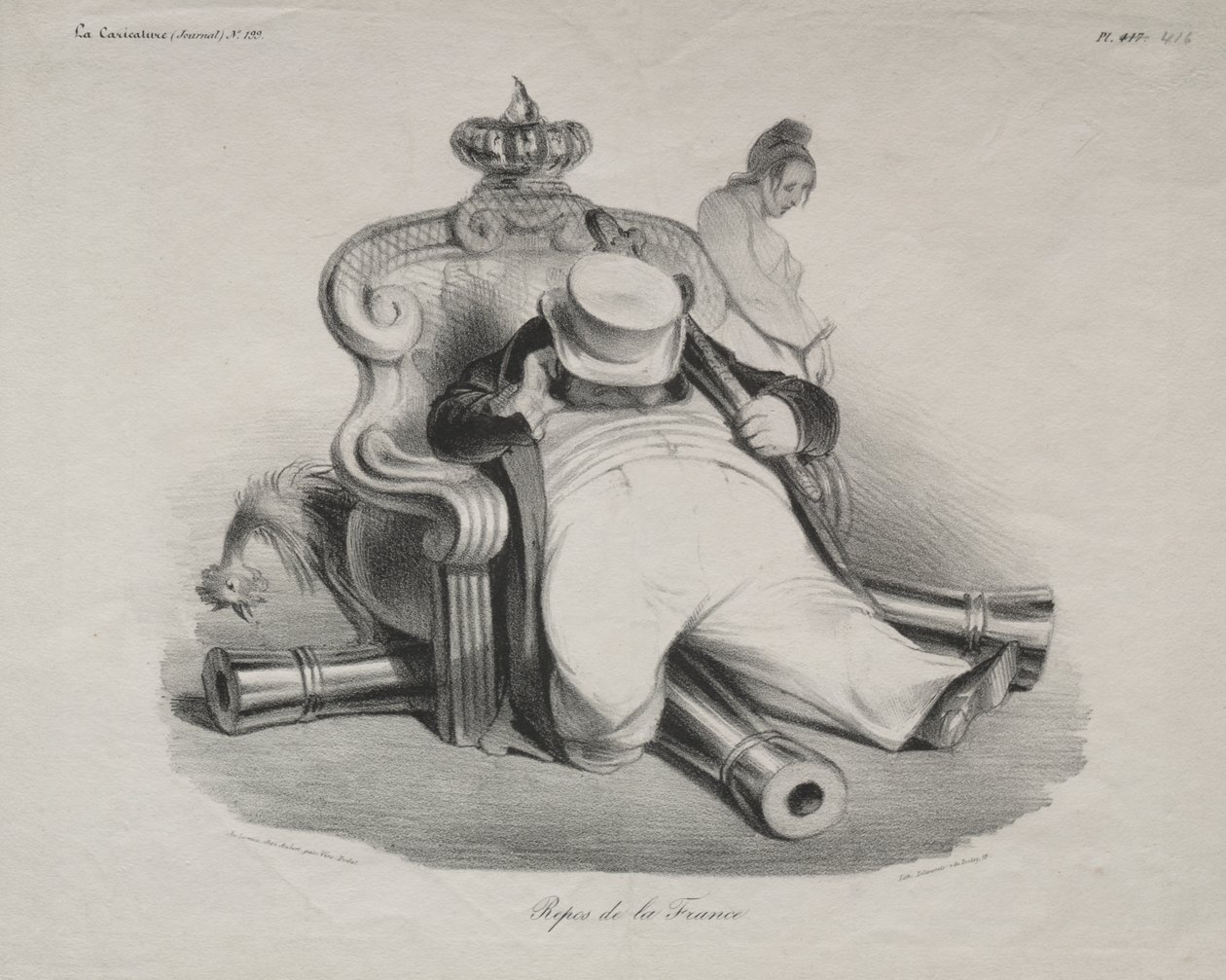 Ranskan lepo tekijältä Honoré Daumier
