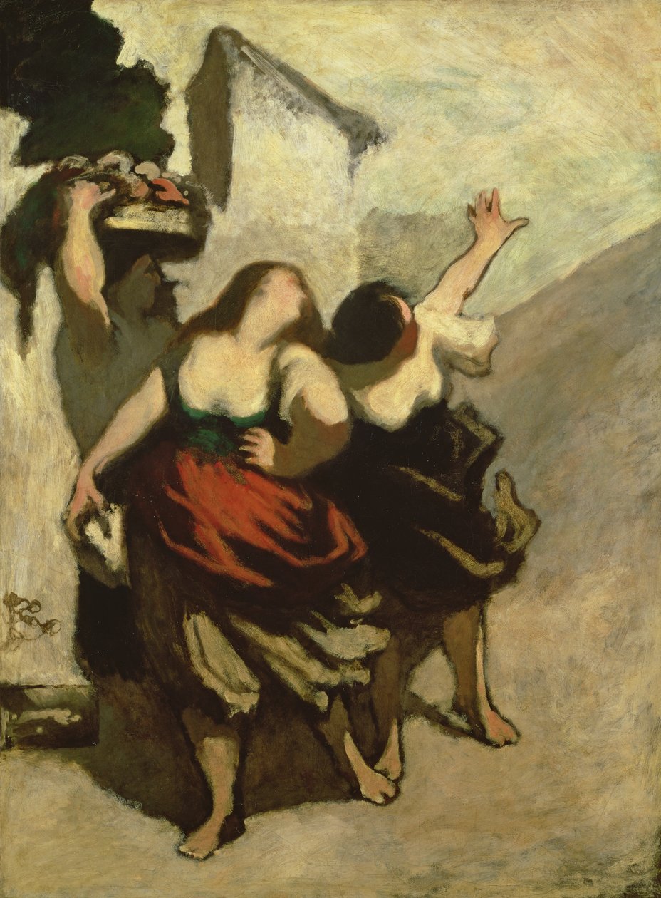 The Ribalds (The Millers Daughters) tekijältä Honoré Daumier