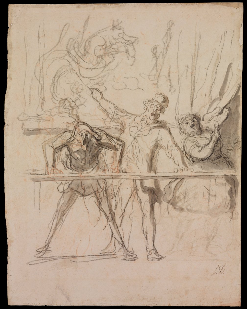 Sivushow tekijältä Honoré Daumier