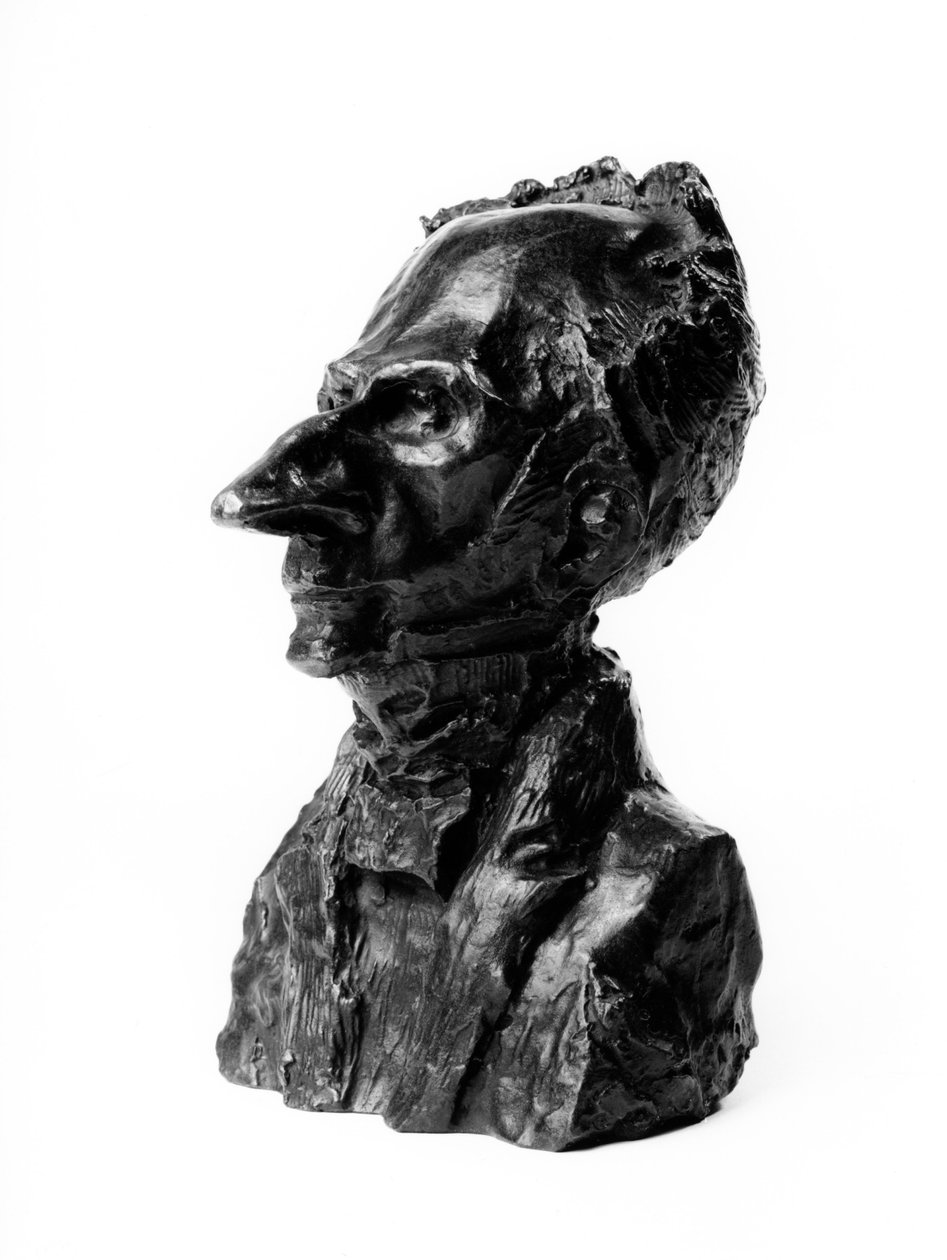 Jacques Lefevren (1773-1856), varajäsenen ja pankkiirin "Celebrites du Juste Milieu" -pilakuvan rintakuvat tekijältä Honoré Daumier