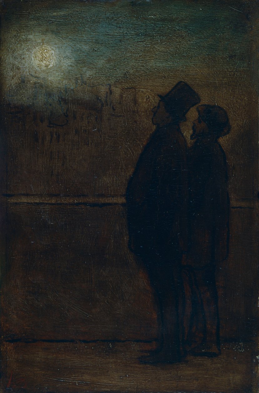 "Yökävelijat", 1828-1879 tekijältä Honoré Daumier