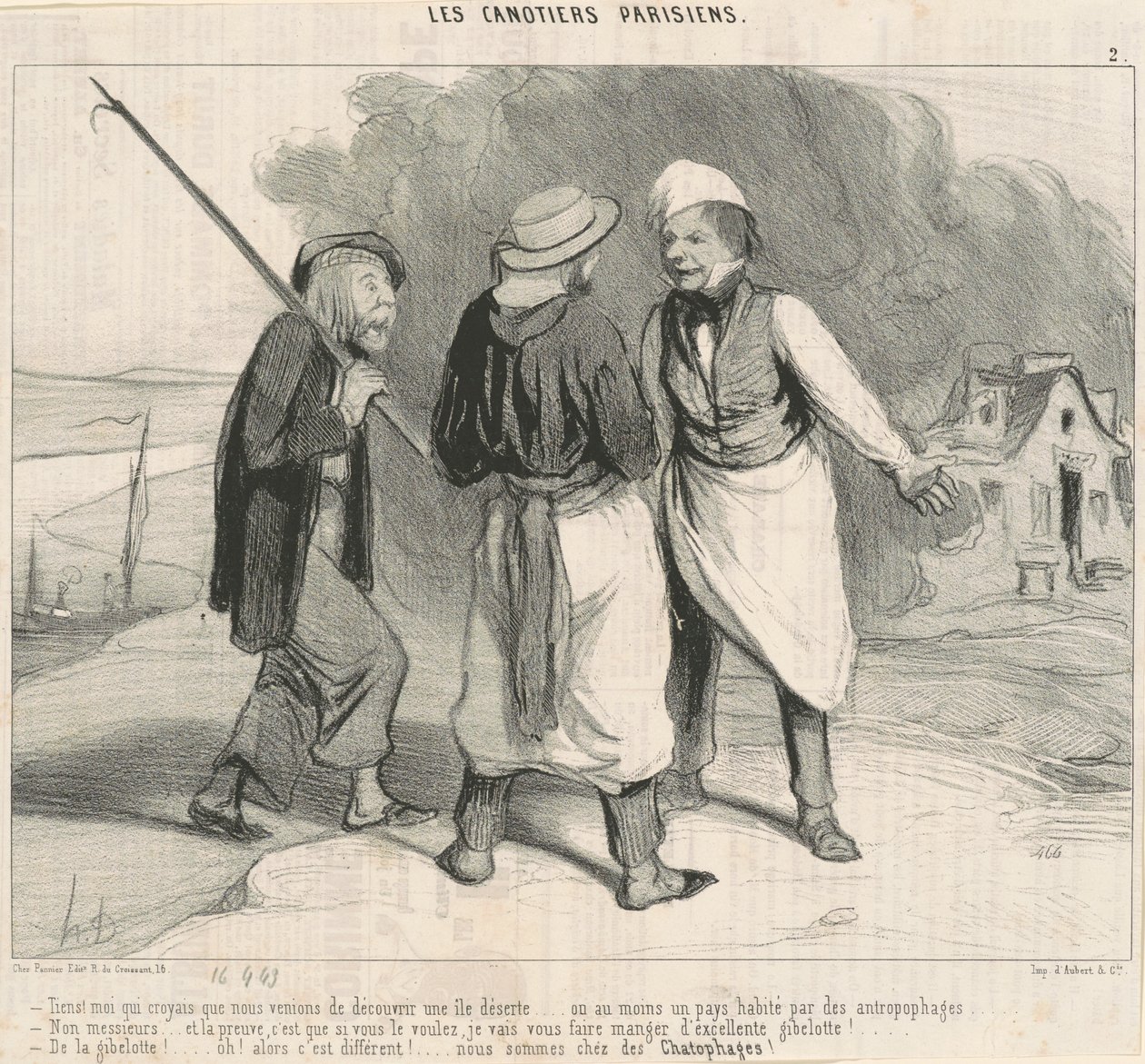Tässä! Luulin, että olimme juuri havainneet... tekijältä Honoré Daumier