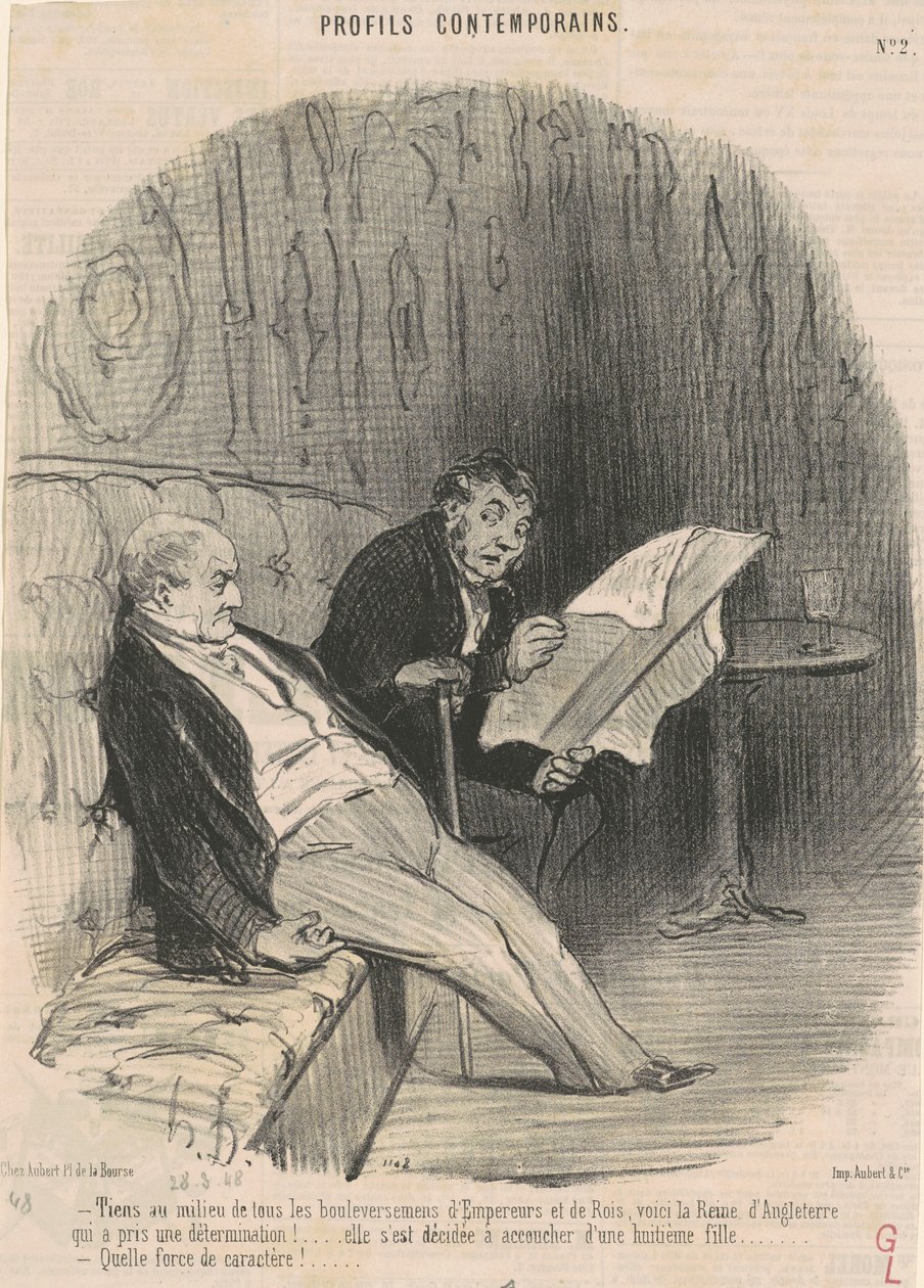 Seiso keskellä...mullistuksia... tekijältä Honoré Daumier