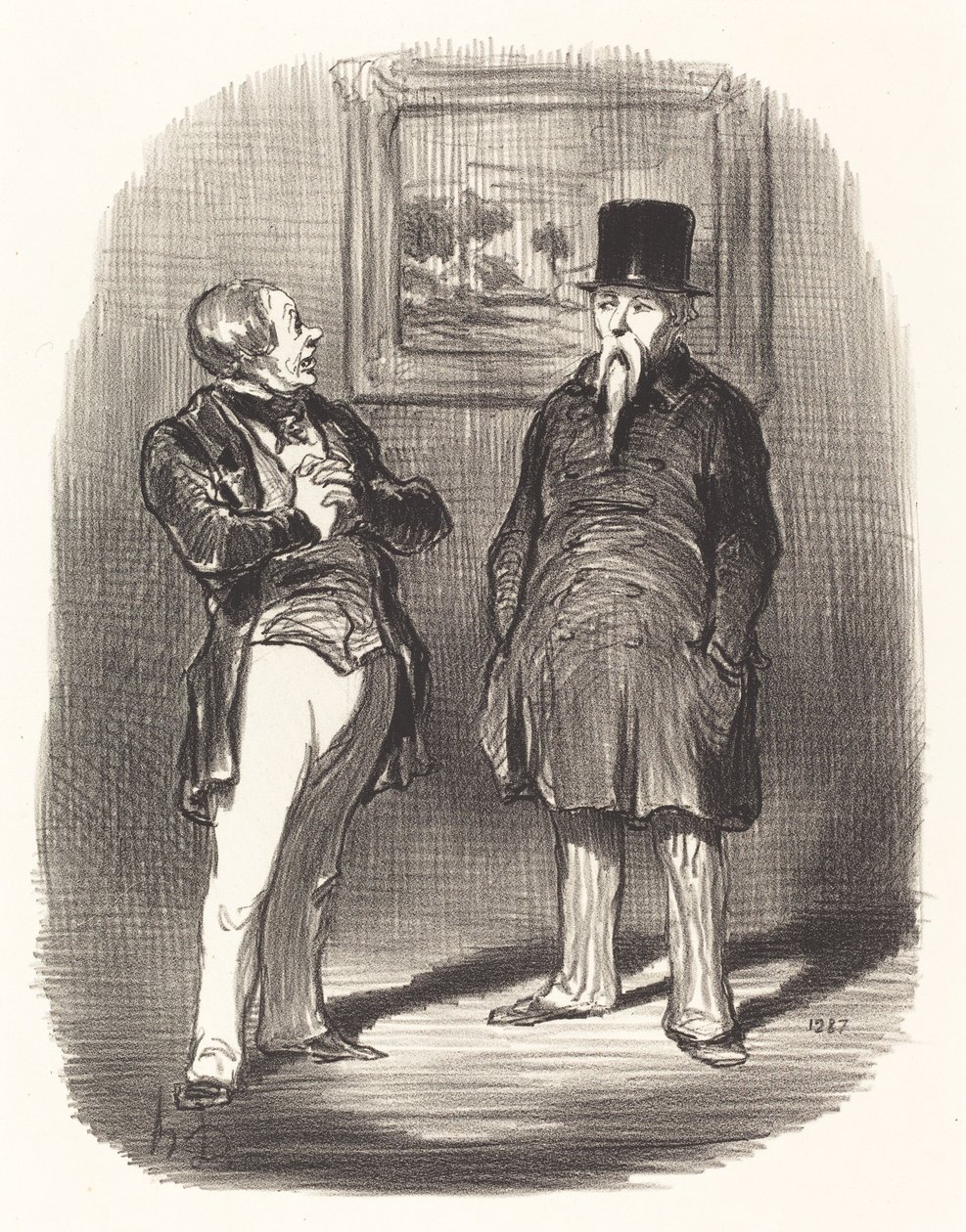 Odota...en tunnistanut sinua... tekijältä Honoré Daumier
