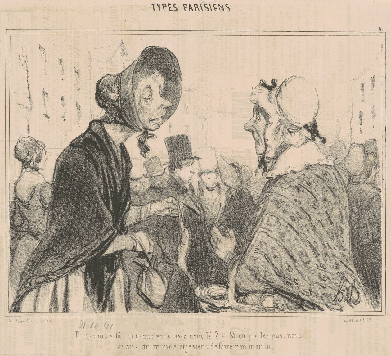 Noniin, mitä sinulla on? tekijältä Honoré Daumier