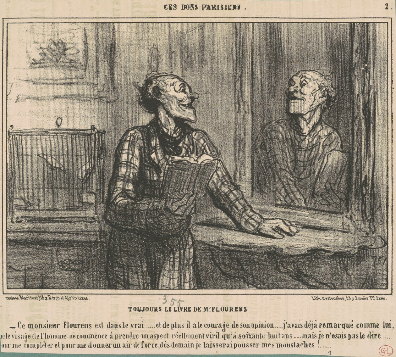 Aina M. Flourensin kirja tekijältä Honoré Daumier