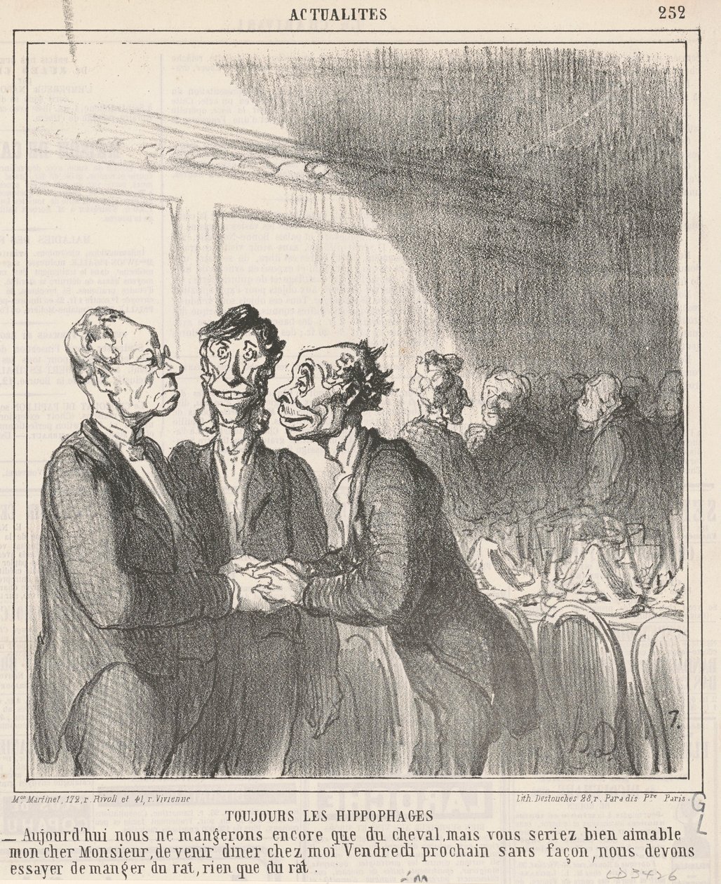 Aina Hippophages tekijältä Honoré Daumier
