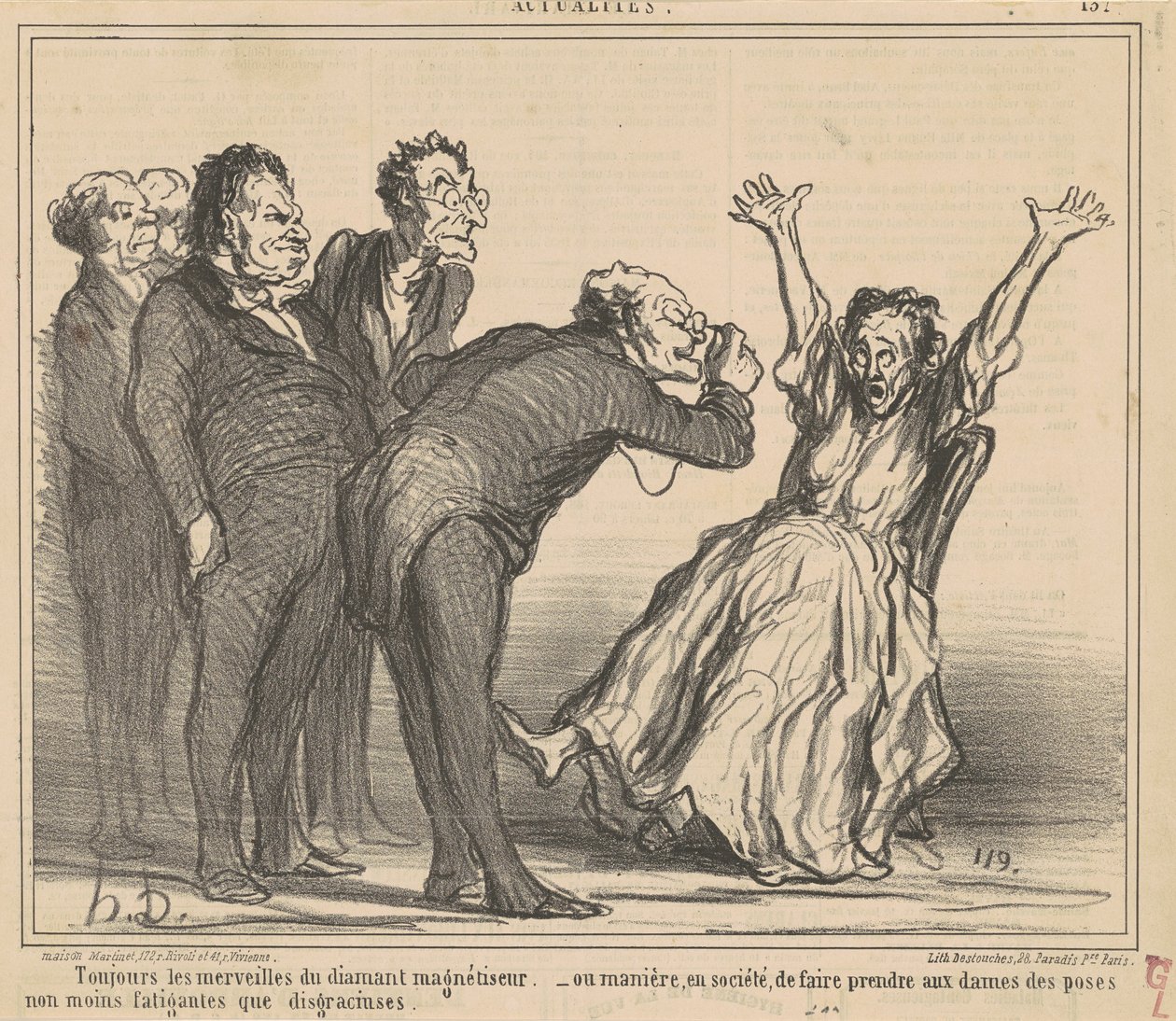 Aina timantin ihmeitä... tekijältä Honoré Daumier