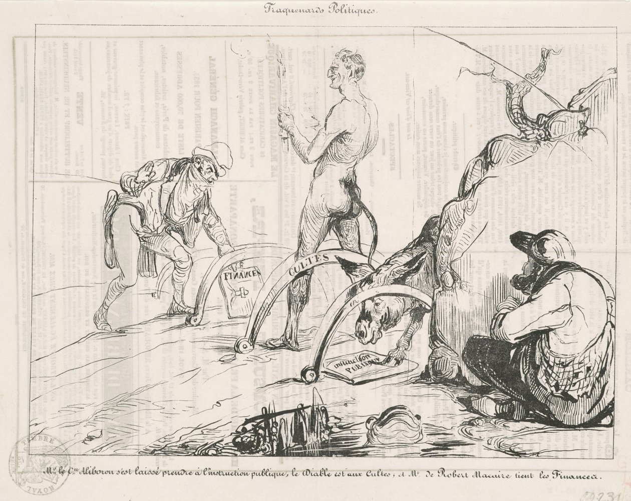 Poliittisia ansoja tekijältä Honoré Daumier