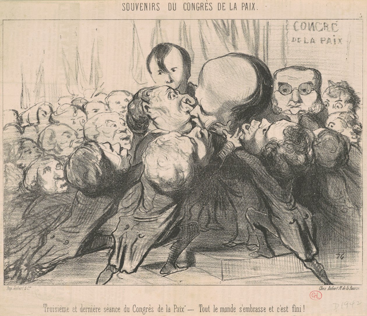 Kongressin kolmas ja viimeinen istunto... tekijältä Honoré Daumier