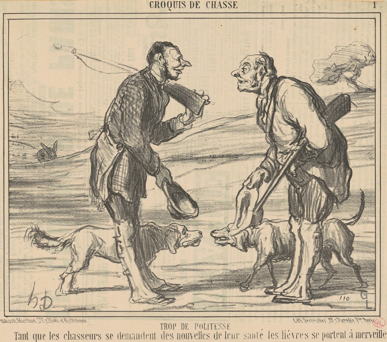 liikaa kohteliaisuutta tekijältä Honoré Daumier