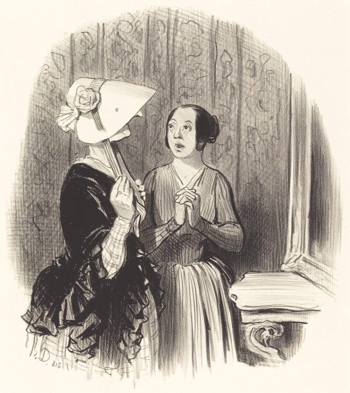 Pamela hattu tekijältä Honoré Daumier