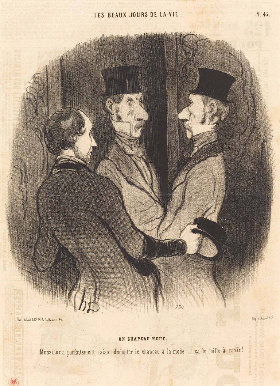 Uusi hattu tekijältä Honoré Daumier