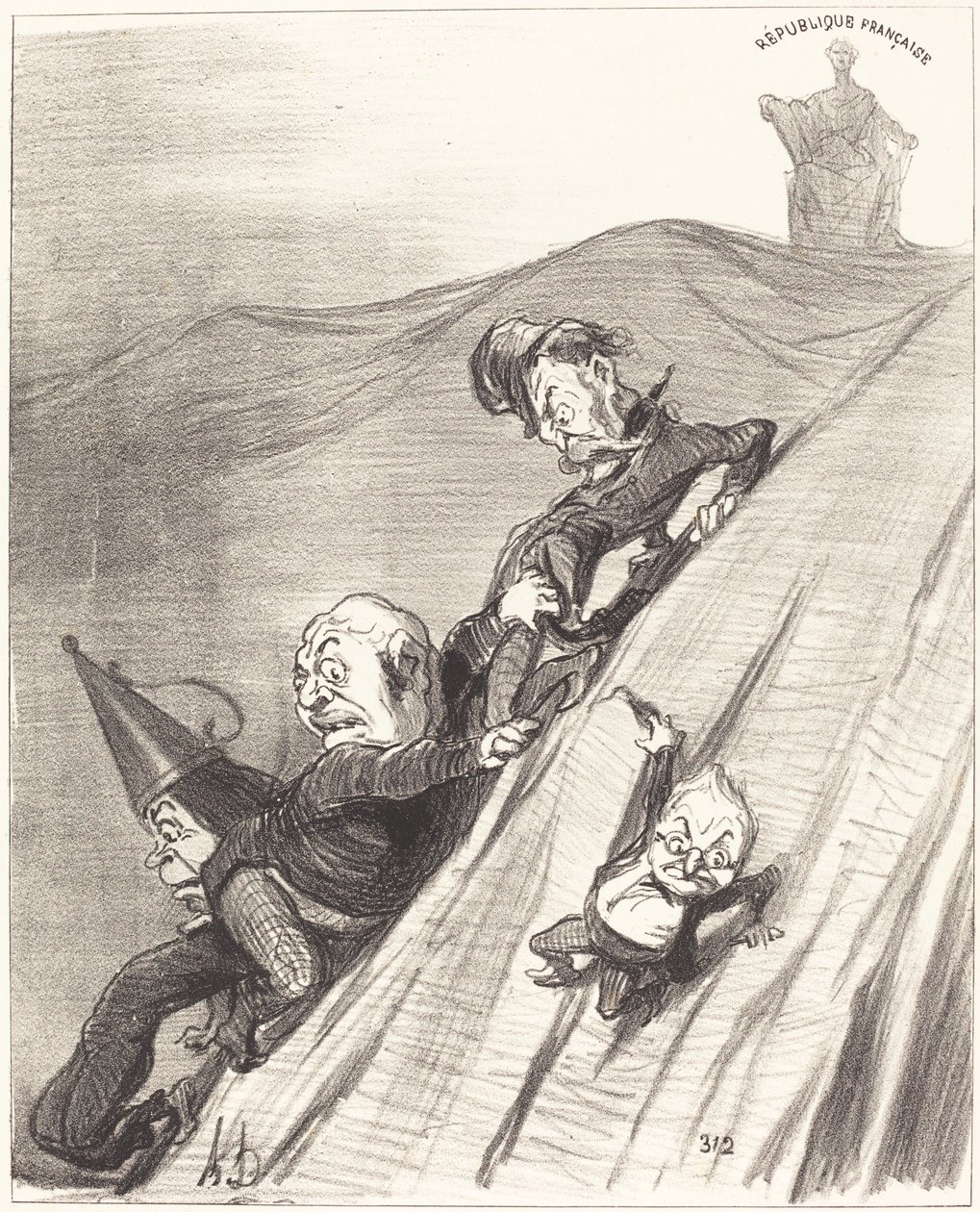 Vaarallinen tie tekijältä Honoré Daumier