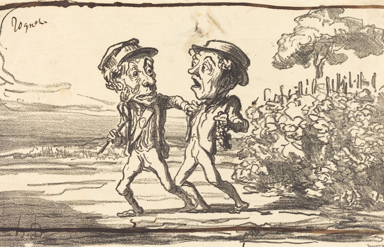 Rikollinen! tekijältä Honoré Daumier